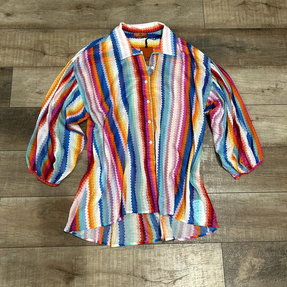 Missoni chevron shirt cover up dress NWT - Picture 4 of 8